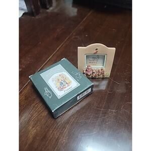 Beatrix Potter Mini Resin Frame FLOPSY BUNNIES vintage New in Box